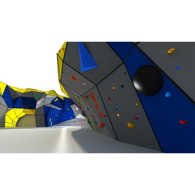 Custom commercial adventure indoor Boulder wall rock climbing walls equipment for adults with  Auto Belay