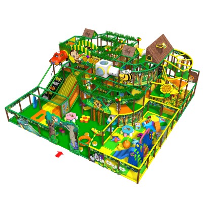 Shopping mall Hot Sell Indoor Playground Equipment Large Rope Course Adventure