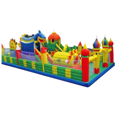 Inflatable castle pool with swimming pools,inflatable bouncer for children